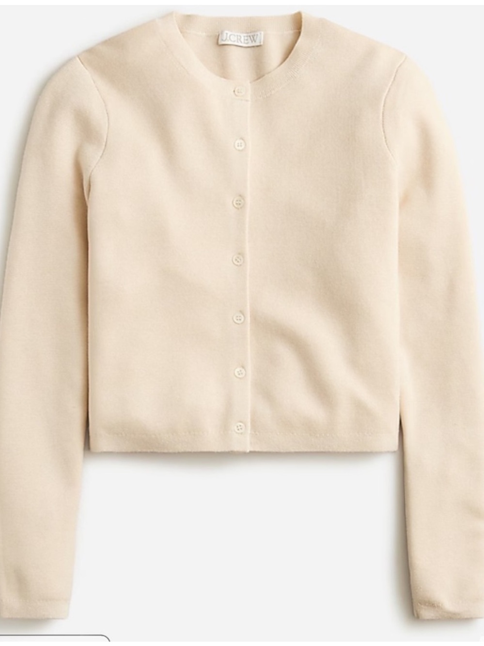 J crew natural Cardigan sweater in TENCEL™-lyocell